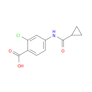 2-氯-4-(环丙甲酰氨基)苯甲酸