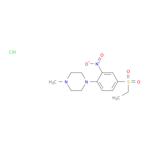 1-[4-(Ethylsulfonyl)-2-nitrophenyl]-4-methylpiperazine Hydrochloride