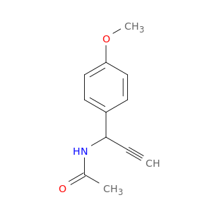 Acetamide, N-[1-(4-methoxyphenyl)-2-propynyl]-