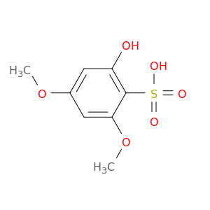 Benzenesulfonic acid, 2-hydroxy-4,6-dimethoxy-