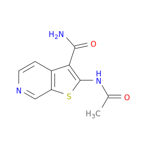 Thieno[2,3-c]pyridine-3-carboxamide, 2-(acetylamino)- (9CI)