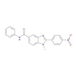 1H-Benzimidazole-5-carboxamide, 2-(4-nitrophenyl)-N-phenyl-