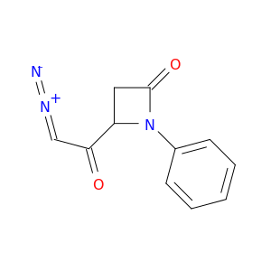 2-Azetidinone, 4-(diazoacetyl)-1-phenyl-