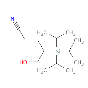 Pentanenitrile, 5-hydroxy-4-[tris(1-methylethyl)silyl]-