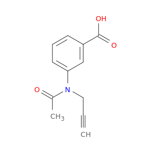 3-[N-(Prop-2-yn-1-yl)acetamido]benzoic Acid