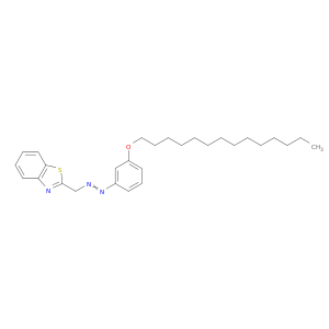 Benzothiazole, 2-[[[3-(tetradecyloxy)phenyl]azo]methyl]-