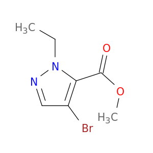 甲基4-溴-1-乙基-1H-吡唑-5-羧酸盐