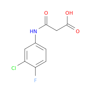 3-[(3-CHLORO-4-FLUOROPHENYL)AMINO]-3-OXOPROPANOIC ACID