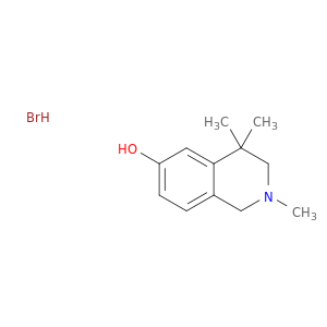 6-Isoquinolinol, 1,2,3,4-tetrahydro-2,4,4-trimethyl-, hydrobromide