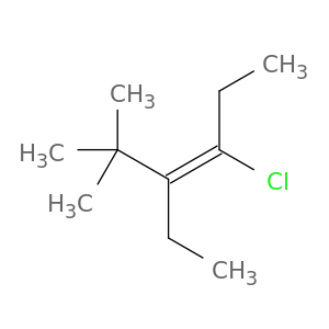 3-Hexene, 4-chloro-3-ethyl-2,2-dimethyl-, (E)-