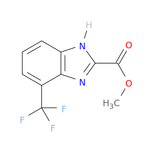 1H-Benzimidazole-2-carboxylic acid, 4-(trifluoromethyl)-, methyl ester