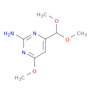 2-Pyrimidinamine, 4-(dimethoxymethyl)-6-methoxy-
