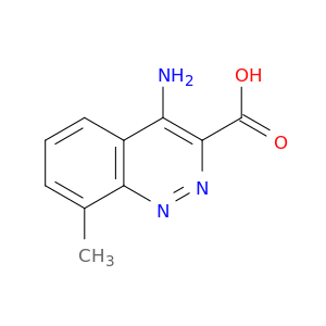 3-Cinnolinecarboxylicacid, 4-amino-8-methyl-