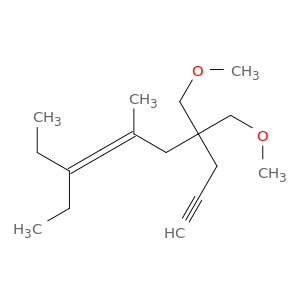 6,7-Decadien-1-yne, 8-ethyl-4,4-bis(methoxymethyl)-6-methyl-