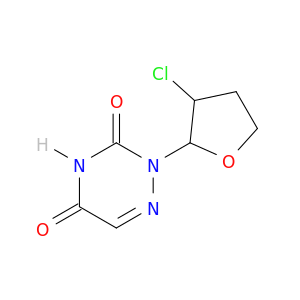 1,2,4-Triazine-3,5(2H,4H)-dione, 2-(3-chlorotetrahydro-2-furanyl)-