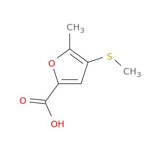 5-methyl-4-(methylsulfanyl)furan-2-carboxylic acid