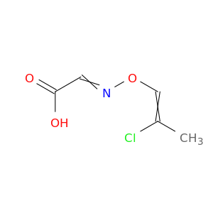 Acetic acid, [[(2-chloro-1-propenyl)oxy]imino]-
