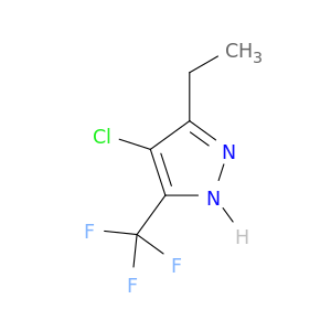 4-氯-3-乙基-5-(三氟甲基)-1H-吡唑