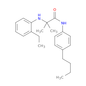 Propanamide, N-(4-butylphenyl)-2-[(2-ethylphenyl)amino]-2-methyl-