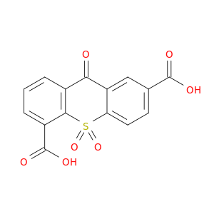 9H-Thioxanthene-2,5-dicarboxylic acid, 9-oxo-, 10,10-dioxide