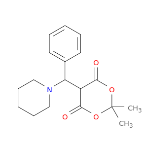 1,3-Dioxane-4,6-dione, 2,2-dimethyl-5-(phenyl-1-piperidinylmethyl)-