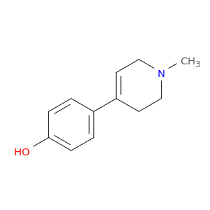 phenol, p-(1,2,3,6-tetrahydro-1-methyl-4-pyridyl)-