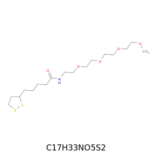(R)-5-(1,2-二硫杂环戊烷-3-基)-N-(2,5,8,11-四氧杂十三烷-13-基)戊酰胺