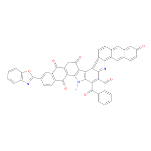 2-(2-苯并恶唑基)-6,23-二氢萘萘[2,3-A：2',3'-I]Naphth[2',3'：6,7]Indolo[2,3-C]咔唑-5,7,12,17,22,24-己酮