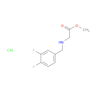 methyl 2-{[(3,4-difluorophenyl)methyl]amino}acetate hydrochloride