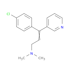 2-Propen-1-amine, 3-(4-chlorophenyl)-N,N-dimethyl-3-(3-pyridinyl)-