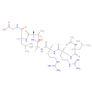 Glycine, N-acetyl-L-leucyl-L-arginyl-L-arginyl-L-alanyl-L-threonyl-L-leucyl-