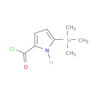 1H-Pyrrole-2-carbonylchloride, 5-(trimethylsilyl)-