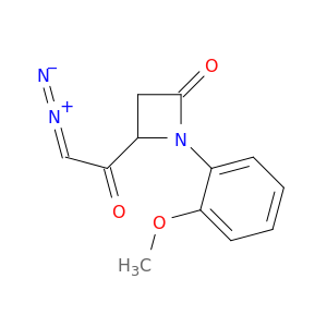 2-Azetidinone, 4-(diazoacetyl)-1-(2-methoxyphenyl)-