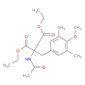 diethyl(acetylamino)(4-methoxy-3,5-dimethylbenzyl)propanedioate