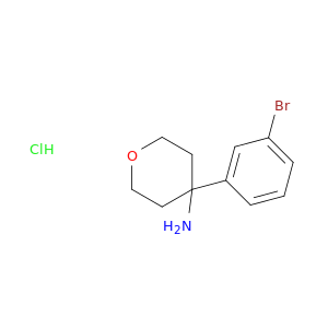 4-(3-溴苯基)噁烷-4-胺盐酸