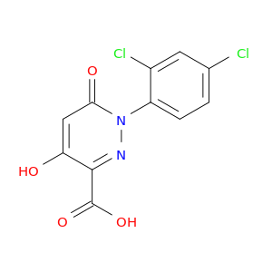 3-Pyridazinecarboxylicacid, 1-(2,4-dichlorophenyl)-1,6-dihydro-4-hydroxy-6-oxo-