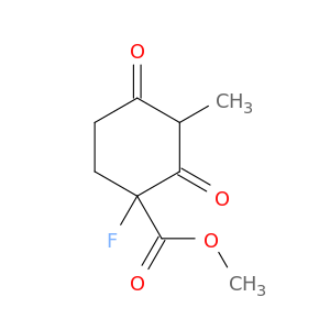 Cyclohexanecarboxylic acid, 1-fluoro-3-methyl-2,4-dioxo-, methyl ester