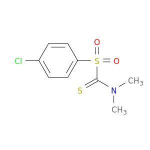 1-(4-chlorophenyl)sulfonyl-N,N-dimethyl-methanethioamide