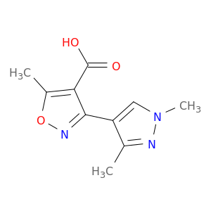 3-(1,3-二甲基-1H-吡唑-4-基)-5-甲基异恶唑-4-羧酸