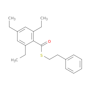 Benzenecarbothioic acid, 2,4,6-triethyl-, S-(2-phenylethyl) ester