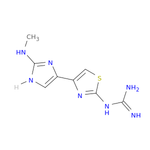 Guanidine, [4-[2-(methylamino)-1H-imidazol-4-yl]-2-thiazolyl]-