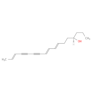7,9,15-Heptadecatriene-11,13-diyn-4-ol, (4R,7E,9E,15E)-