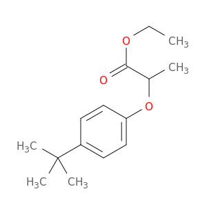 乙酸乙酯2-[4-(1,1-二甲基乙基)苯氧基]丙酸盐
