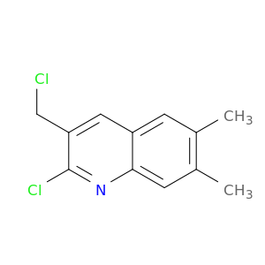 2-Chloro-3-(chloromethyl)-6,7-dimethylquinoline