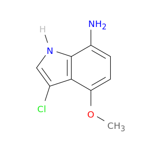 1H-Indol-7-amine, 3-chloro-4-methoxy-