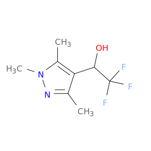 2,2,2-trifluoro-1-(trimethyl-1H-pyrazol-4-yl)ethan-1-ol