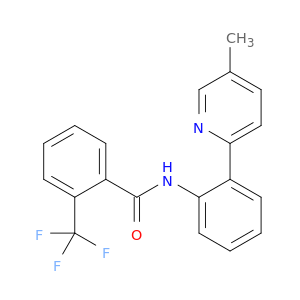Benzamide, N-[2-(5-methyl-2-pyridinyl)phenyl]-2-(trifluoromethyl)-