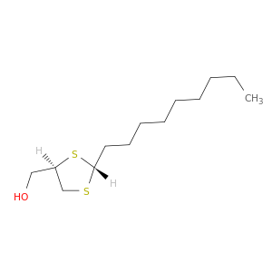 1,3-Dithiolane-4-methanol, 2-nonyl-, trans-