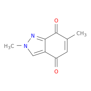 2H-Indazole-4,7-dione, 2,6-dimethyl-