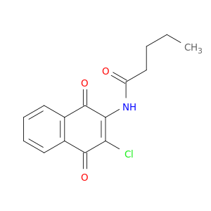 Pentanamide, N-(3-chloro-1,4-dihydro-1,4-dioxo-2-naphthalenyl)-